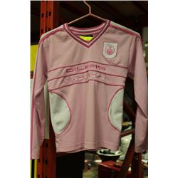 USED GIRLS OILERS "SINCE 1979" JERSEY