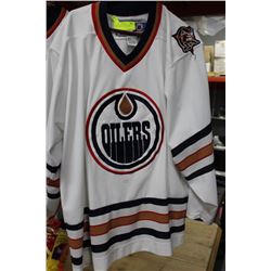 USED OILERS JERSEY - SIZE LARGE