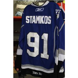 USED TAMPA BAY STAMKOS 91 SIZE 50 JERSEY