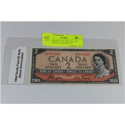 HIGH GRADE 1954 TWO DOLLAR "DEVILS FACE" BANKNOTE