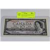 Image 1 : SCARCE UNC 1954 ASTERISK B/D $10 REPLACEMENT NOTE