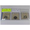 Image 1 : NON CIRCULATION ISSUE ICCS CERT PROOF QUARTERS X3