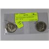 Image 1 : 1964 US KENNEDY SILVER HALF DOLLARS X2