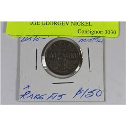 RARE 1925 KEY DATE VERY LOW MINTAGE GEORGEV NICKEL