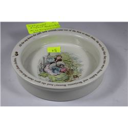 WEDGEWOOD ENGLISH BEATRIX POTTERY TWIGGY AND