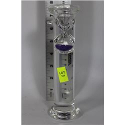 FANCY GLASS AND LIQUID HOURGLASS - MEDIUM