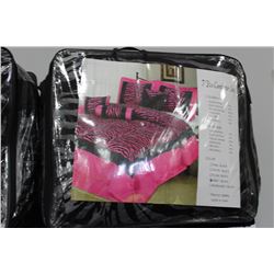 NEW KING SIZE 7 PC COMFORTER SET ANIMAL PRINT
