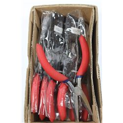 BOX OF 6 NEW PLIERS