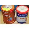 Image 1 : TWO 100 PACKS OF BLANK DVD-R