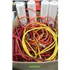 Image 1 : BOX OF EXTENSION CORDS AND RAPID WALL COVER