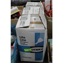 3 BOXES OF DRYWALL COMPOUND SOLD TOGETHER
