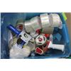 Image 1 : BOX OF BOXING TAPE AND DISPENSERS