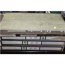 3.5 BOXES OF GREY RECTANGULAR CERAMIC TILES