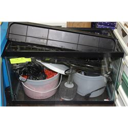 MEDIUM SIZE AQUARIUM WITH ASSORTED AQUARIUM