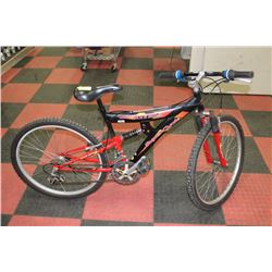 SUPERCYCLE 18 SPEED FULL SUSPENSION MOUNTAIN BIKE
