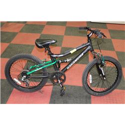NAKIMURA 6 SPEED FULL SUSPENSION CHILDRENS BIKE