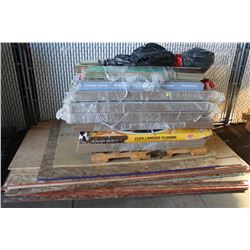 PALLET OF LAMINATE FLOORING SOLD W STACK OF