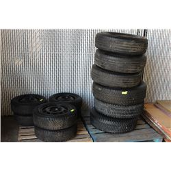 2 PALLETS OF USED TIRES 60-80% TREAD LIFE