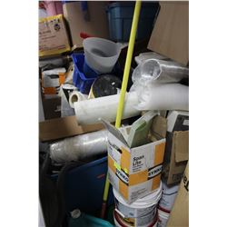 2 PALLETS W LARGE ASSORTMENT OF CLEANING SUPPLIES