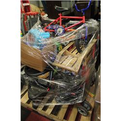 PALLET OF CHILDRENS TOYS & ESSENTIALS