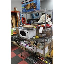 CONTENTS OF CART INCLUDES B&D ELECTRIC GRIDDLE