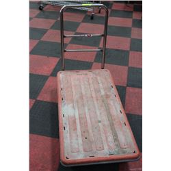 METAL AND PLASTIC PUSH CART