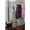 Image 1 : GARMENT RACK WITH CONTENTS
