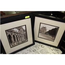 PAIR OF SHOWHOME FRAMED BUILDING PICTURES