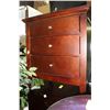 Image 1 : CHERRY WOOD 3 DRAWER NIGHT STAND