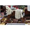 Image 1 : WOODEN ROCKING HORSE