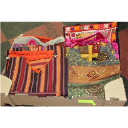 LARGE FLAT OF PURSES MADE IN INDIA ON CHOICE