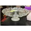 Image 1 : GLASS CAKE STAND (DECORATIVE)