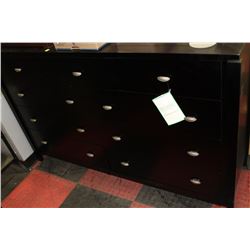 NEW BLACK 9 DRAWER DRESSER (SLIGHT DAMAGE ON TOP)