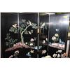 Image 1 : SOLID WOOD DECORATIVE ASIAN ROOM DIVIDER -