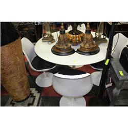 WHITE TABLE W 4 CHAIRS