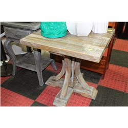 RUSTIC STYLE END TABLE