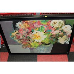 SHOWHOME FRAMED FLORAL CANVAS PICTURE