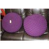 Image 1 : PAIR OF PURPLE BEANBAGS