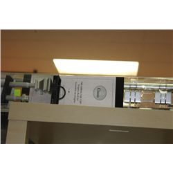 2 STAINLESS STEEL STYLE CURTAIN ROD SETS