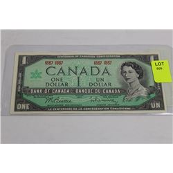 CANADIAN CENTENNIAL DOLLAR BILL