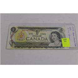 1973 GEM UNC ONE DOLLAR BANKNOTE