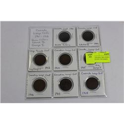 CANADA 1901-1918 LARGE CENTS QUEEN VICTORIA