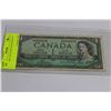 Image 1 : CANADA 1954 1 DOLLAR BANKNOTE