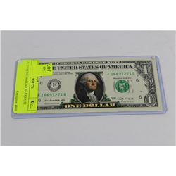 US 2009 ONE DOLLAR BANKNOTE