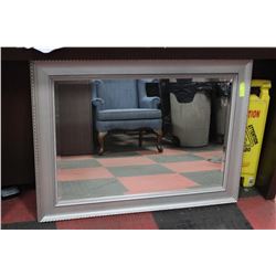 SHOWHOME SILVERTONED FRAMED MIRROR