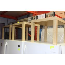 SET OF 3 IKEA END TABLES