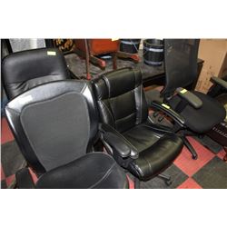 4 VARIOUS HYDRAULIC LIFT OFFICE CHAIRS