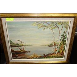 SIGNED OIL ON CANVAS  D PHELPS