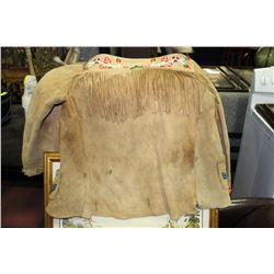 NATIVE BUCK SKIN FRINGE JACKET