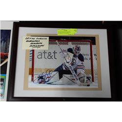 DEVAN DUBNYK GUARANTEED AUTHENTIC AUTOGRAPH